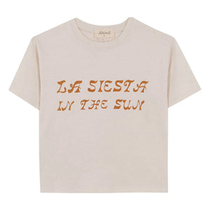 birinit - La Siesta T-Shirt aus Bio-Baumwolle | Elfenbein