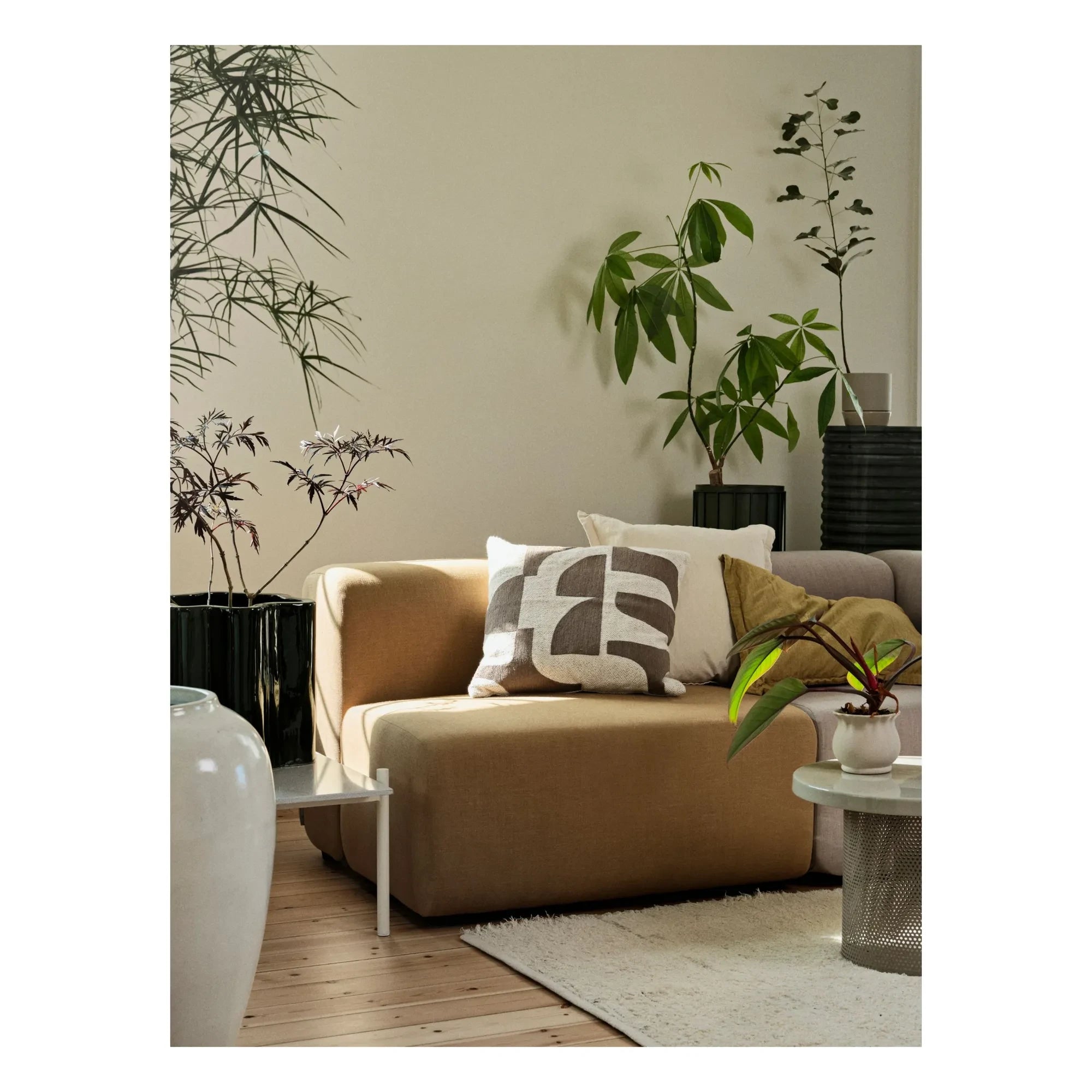 Broste Copenhagen - Kissenbezug Mundo | Frosted Brown