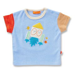 Halcyon Nights - Rocket Sponge T-Shirt | Açık Mavi
