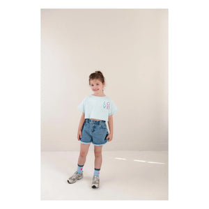 Jenest - Lizzy Love Organic Cotton Crop T-Shirt | Light Blue