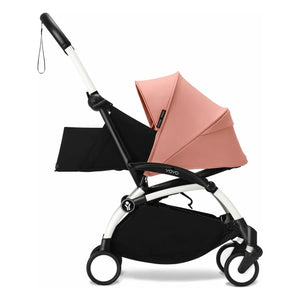 Stokke® - YOYO³ 0+ yenidoğan bebek arabası Beyaz çerçeve | Ginger