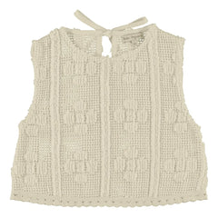 Bebe Organic - Crochet Üst Inez | Ecru