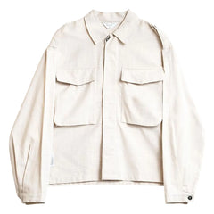 Wooden Store - Militär-Overshirt | Creme