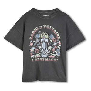 Zadig & Voltaire – I Want Magic Oversize T-Shirt | Dunkelgrau