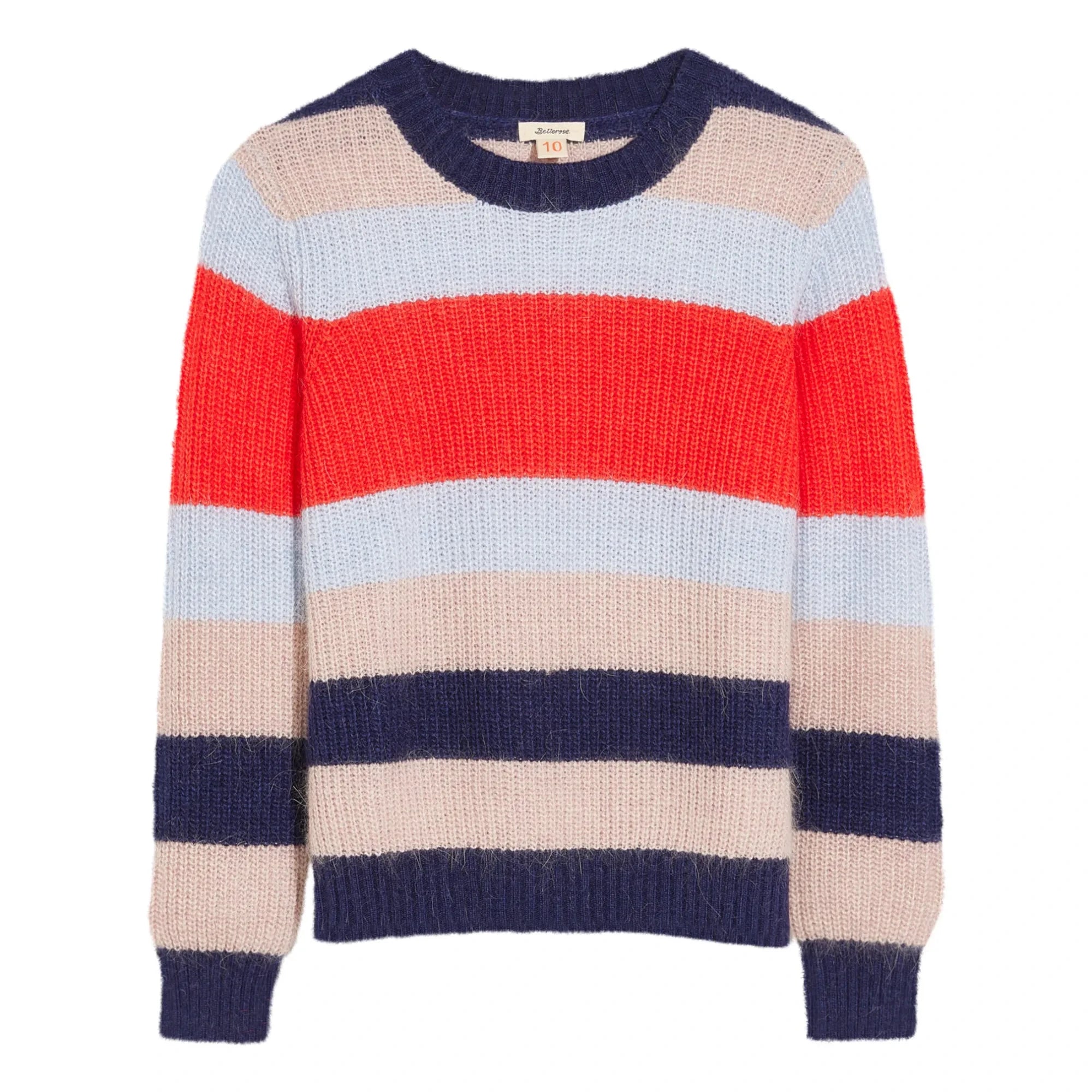 Bellerose - Diotys Gestreifter Pullover | Beige