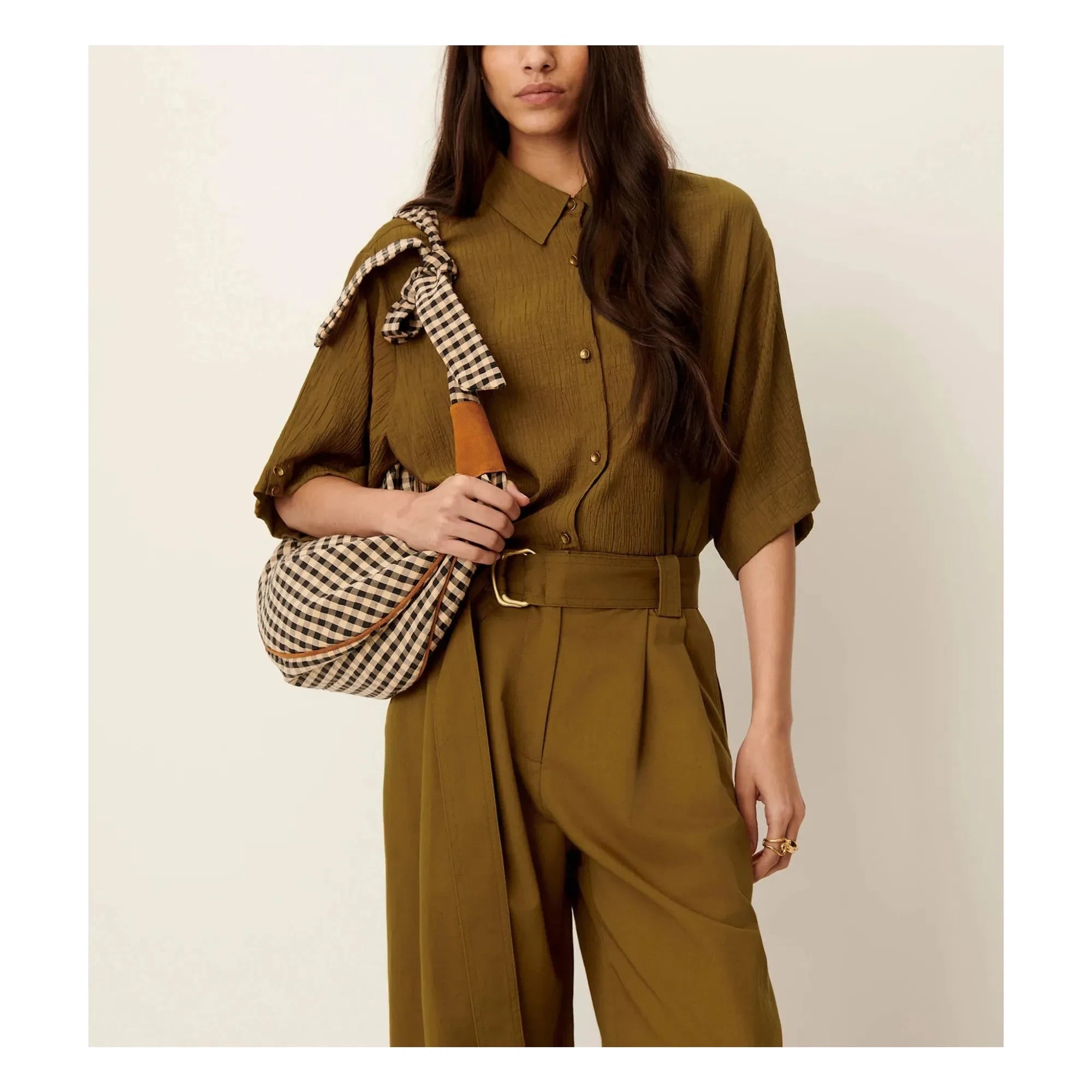 Sessùn - Bluse Kalya | Khaki