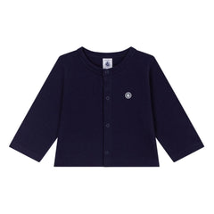 Petit Bateau - Organic cotton cardigan | Midnight blue
