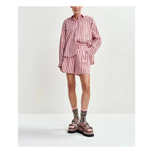 Essentiel Antwerp - Jeeuw Çizgili Şort | Pembe