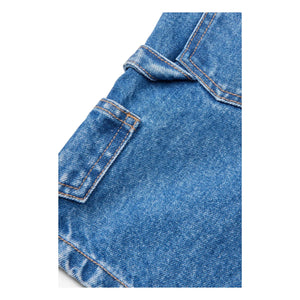 Copenhagen Colors - Denim Cargo Organic Cotton Shorts | Indigo blue