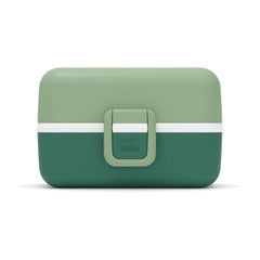 Monbento - MB Tresor customizable kids' Bento, 3 compartments | Green