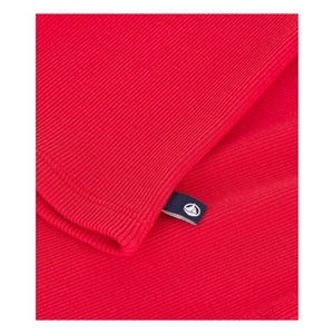 Petit Bateau - Rot geripptes Unterhemd