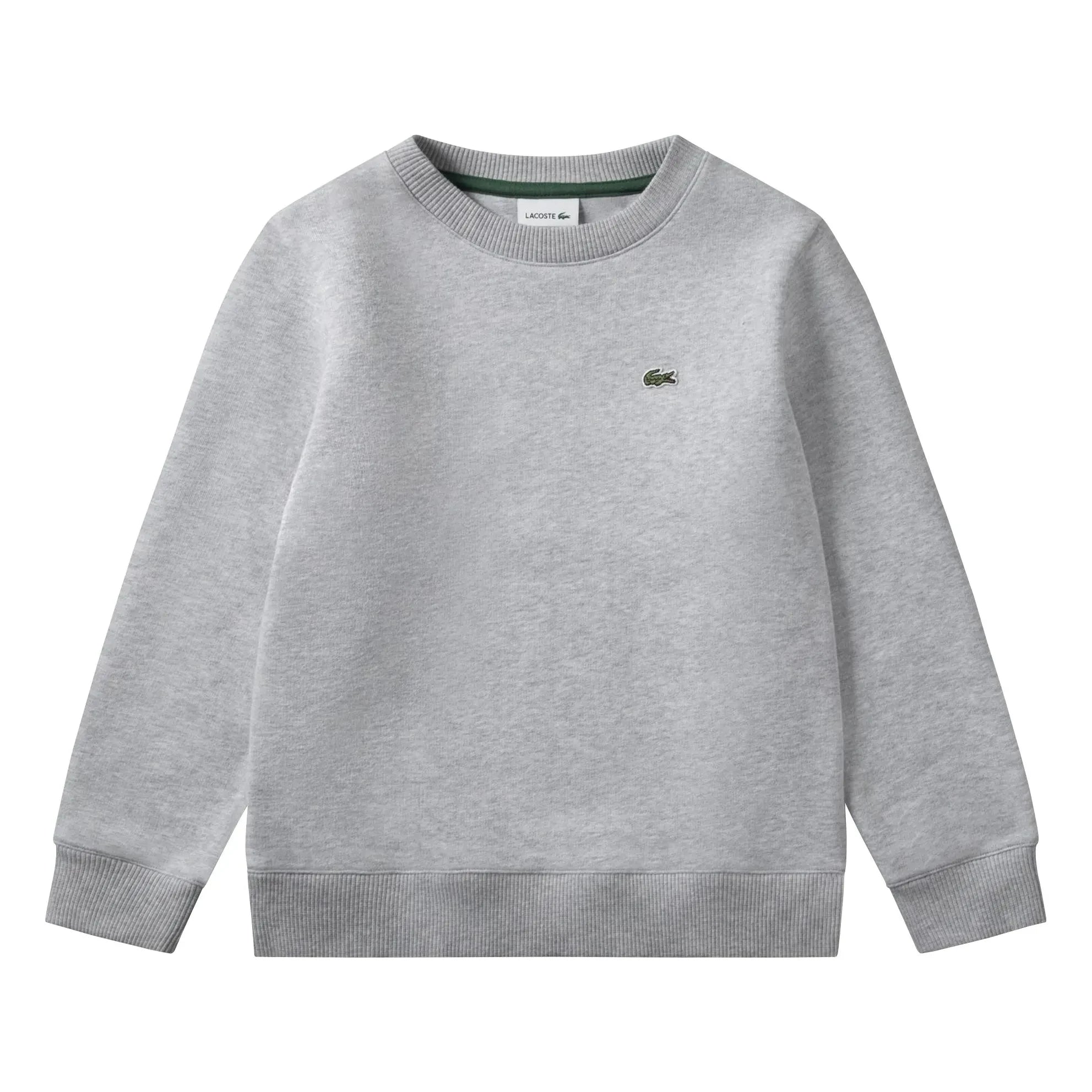 Lacoste - Sweatshirt aus Bio-Baumwolle mit Logo | Heather Grey