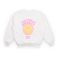 the new society - Smiley sweatshirt | Beyaz