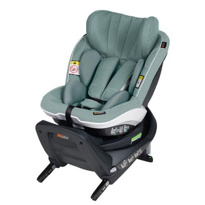 BeSafe iZi Turn i-Size Car Seat - Sea Green Melange-Car Seats- | Natural Baby Shower