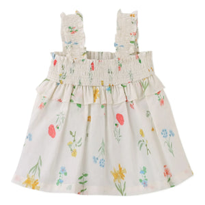 Gingersnaps - Jennie Gathered Top | White
