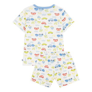 Petit Bateau - Kısa Pijama Arabası | Beyaz