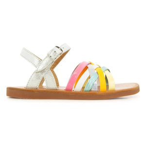 Pom d'Api - Plagette Lux sandaletler | Gümüş