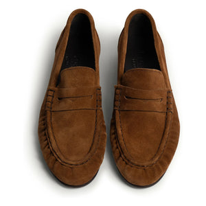 Posa - Süet loafer ayakkabılar | Koyu kahverengi