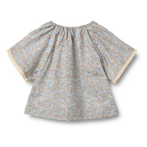 Wheat - Hannah Fleurie Bio-Baumwoll-Bluse | Hellblau