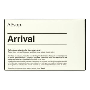 Aesop - Varış seyahat seti