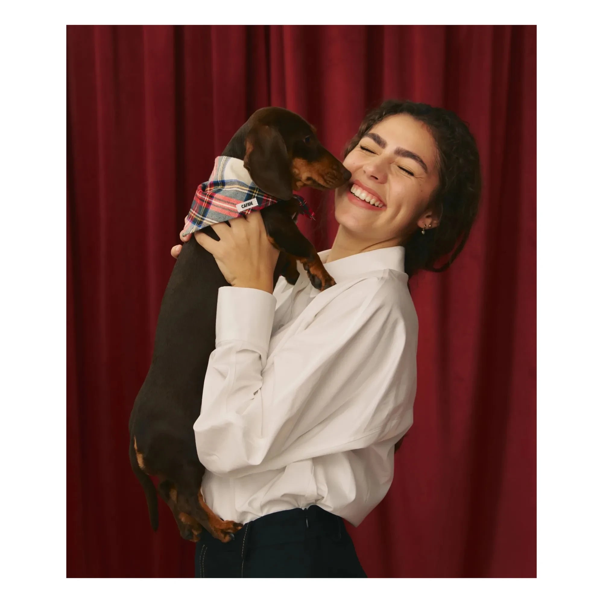 Cafide - Nata Dog Bandana | Red
