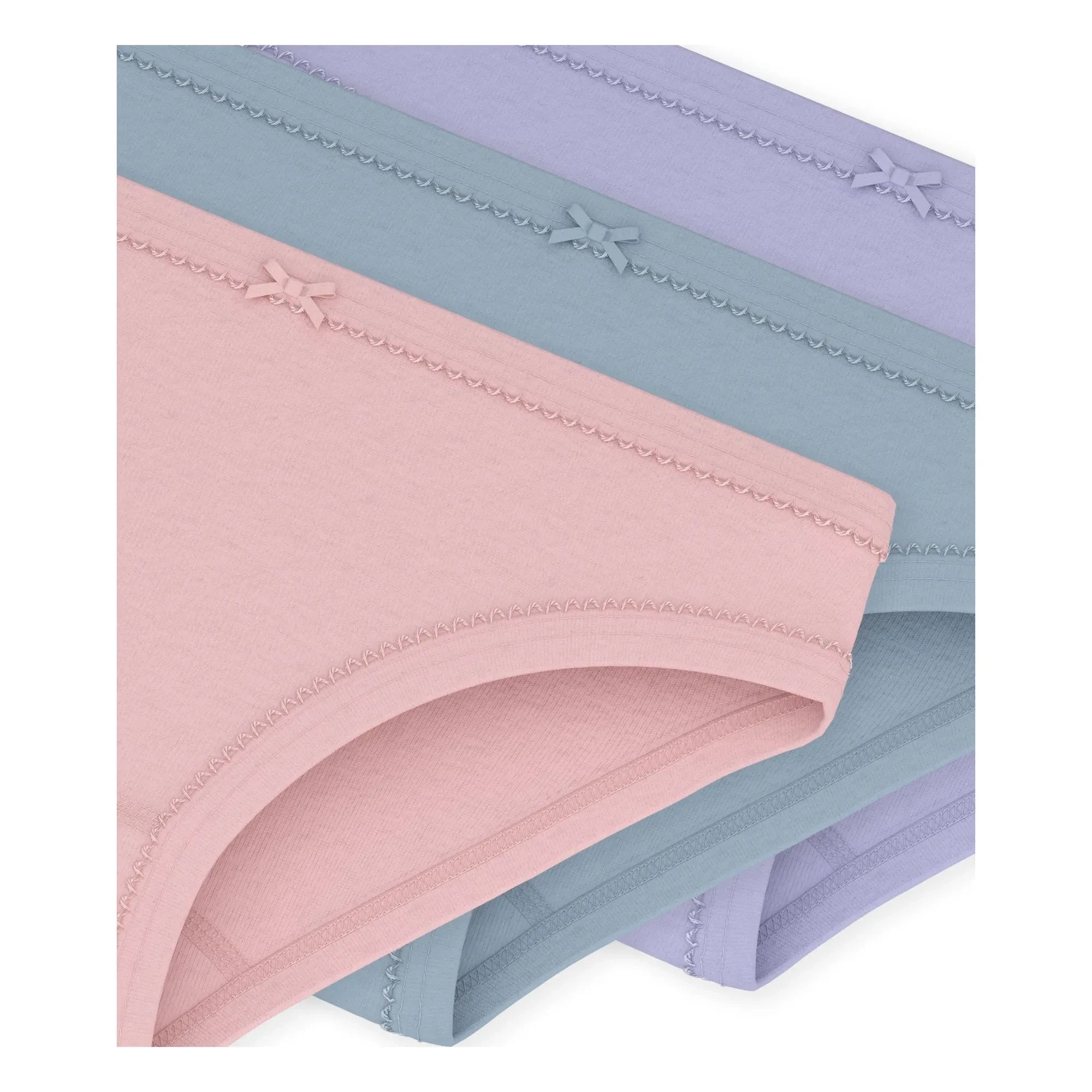 Petit Bateau - 3'lü Organik Pamuk Külot Seti | Mauve