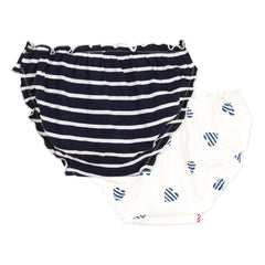 Petit Bateau - Pack of 2 Ruffled Organic Cotton Underwear | Ecru