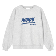 Cos I Said So - Happy Human organik pamuklu sweatshirt | Heather gri