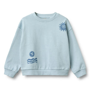 Wheat - Casey organik pamuk sweatshirt | Açık mavi