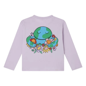 Stella McCartney Kids – Herz T-Shirt | Lila