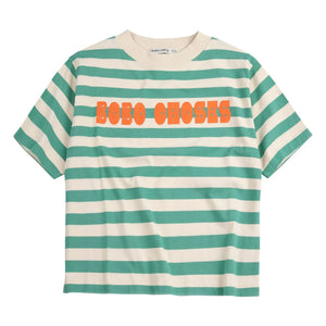Bobo Choses - Çizgili Bobo Choses T-shirt | Yeşil