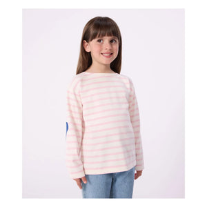 Petit Bateau - Marinière T-Shirt | Pink