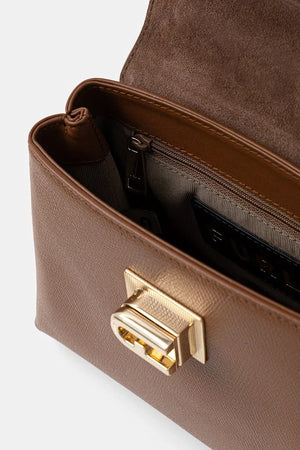 Furla структурlü kadın deri yapılandırılmış çanta