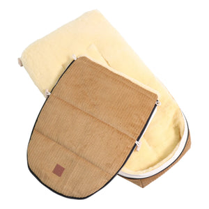 Kaiser - Filius Lammfell Universal Fußsack | Camel