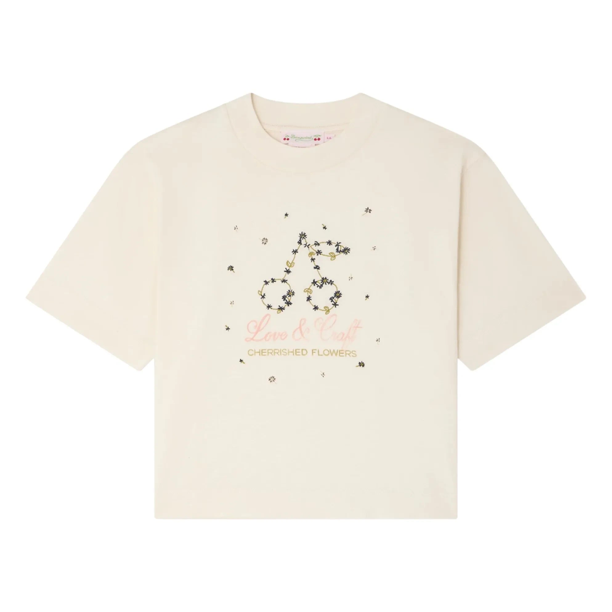 Bonpoint – Lele T-Shirt aus Bio-Baumwolle | Ecru