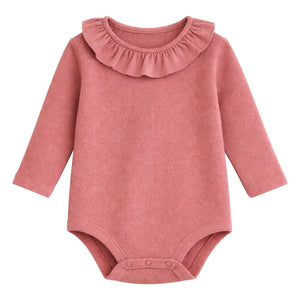 Lililotte - Pointelle Body Alma Organik Pamuk | Pembe