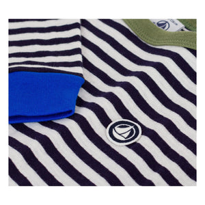 Petit Bateau – Gestreiftes T-Shirt | Blau