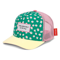 Hello Hossy - Trucker Garden Joy Kavisli Vizörlü Şapka Geri Dönüştürülmüş Lifler | Yeşil