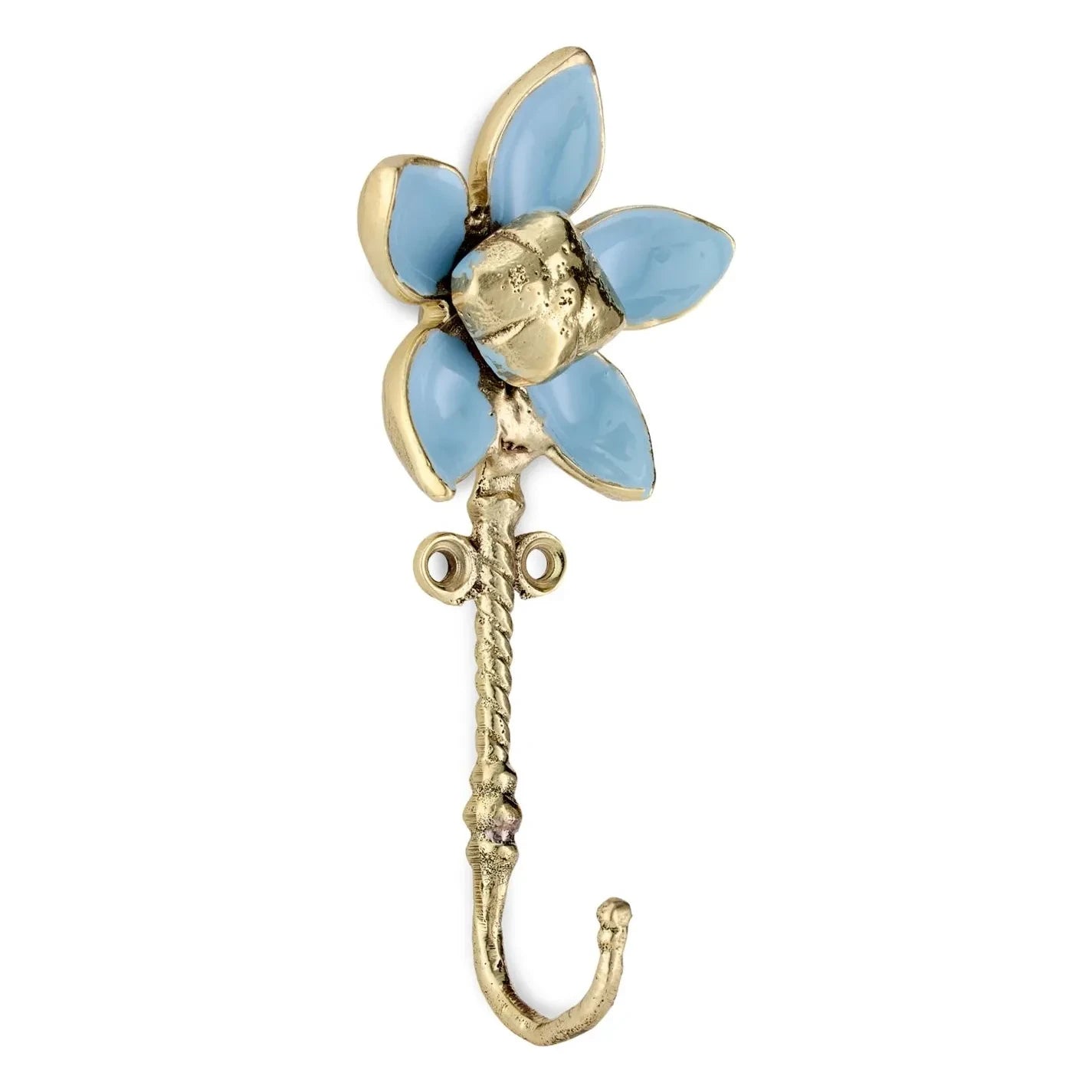 Doing Goods - Brass Flower Wall Hook Liv | Brass