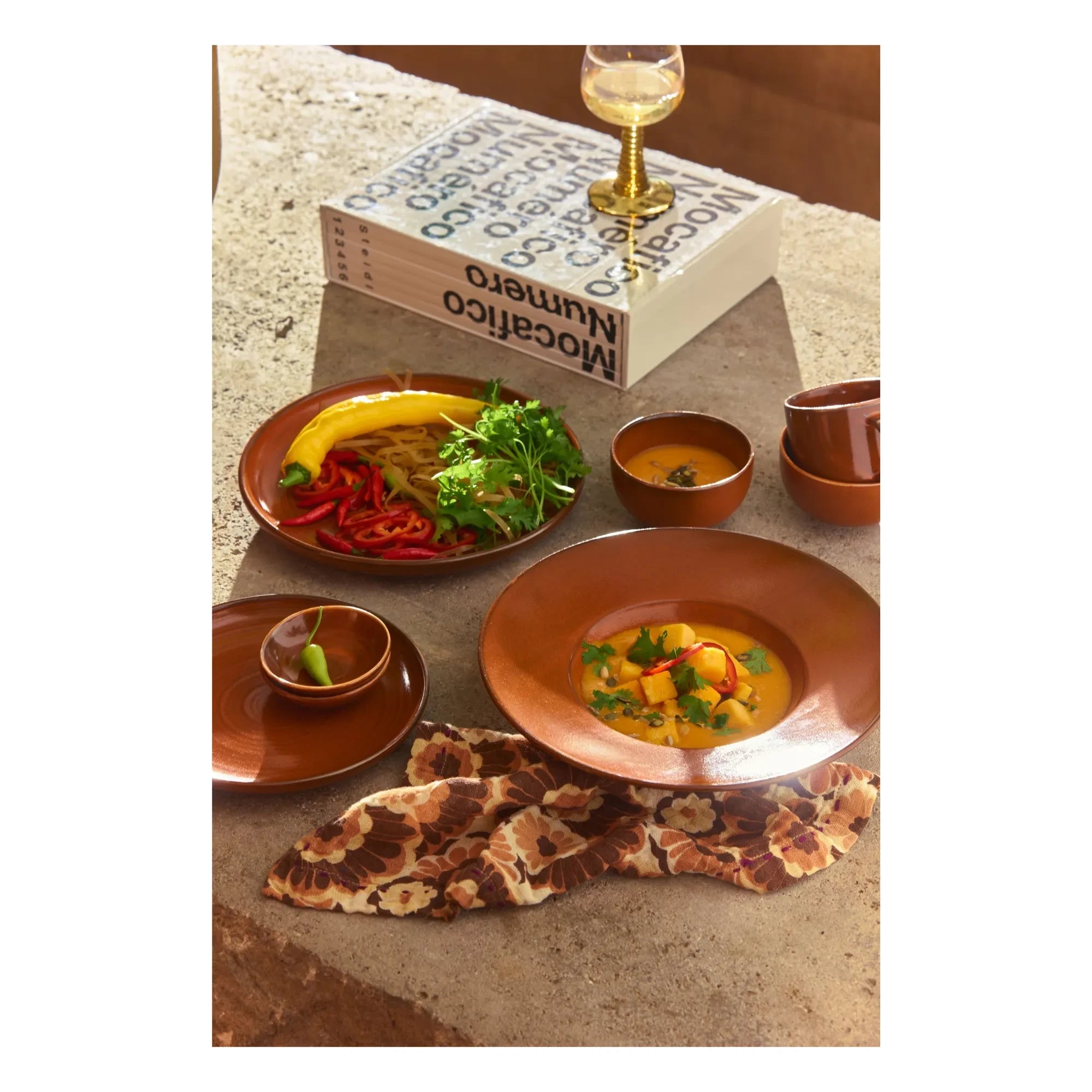 HKliving - Chef Ceramic Bowl | Terracotta