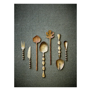 Bloomingville - Haolin peynir takımı - 3'lü Set | Pirinç