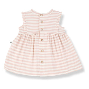 1+ in the family - Valentina Striped Dress | Beige pink