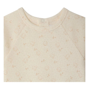 Bonpoint - Pijama Tif Poussins Bio-Baumwolle | Creme