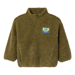 American Vintage - Hoktown Halb-Reißverschluss-Sweatshirt | Khaki-Braun
