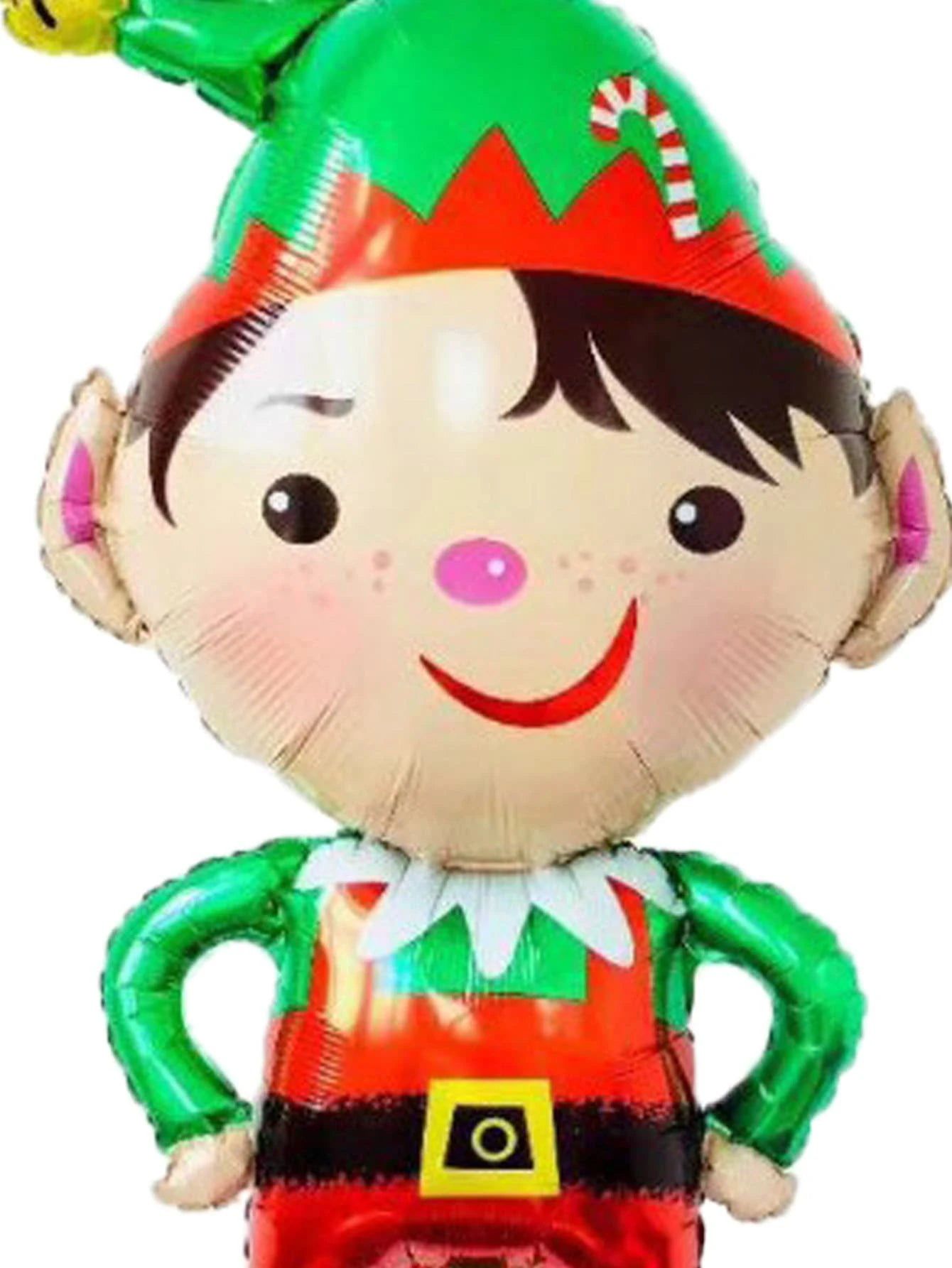 Yılbaşı - Noel Yeni Yıl Cini Büyük Boy 95CM Dekoratif Balonu-Dinossi