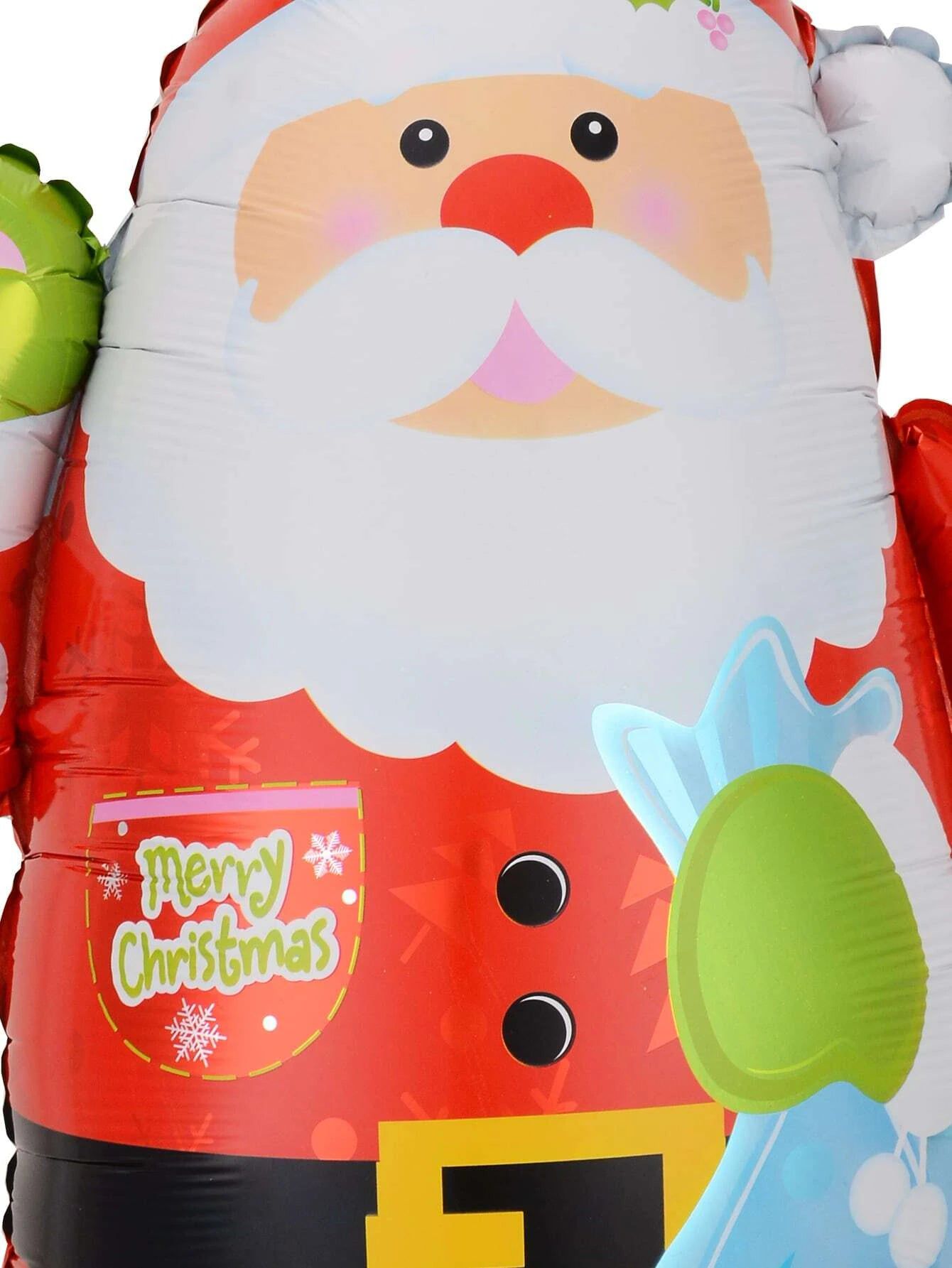 Yılbaşı - Noel Baba ve Yeni Yıl Dekoratif Balonlar Seti 12 Adet-Dinossi