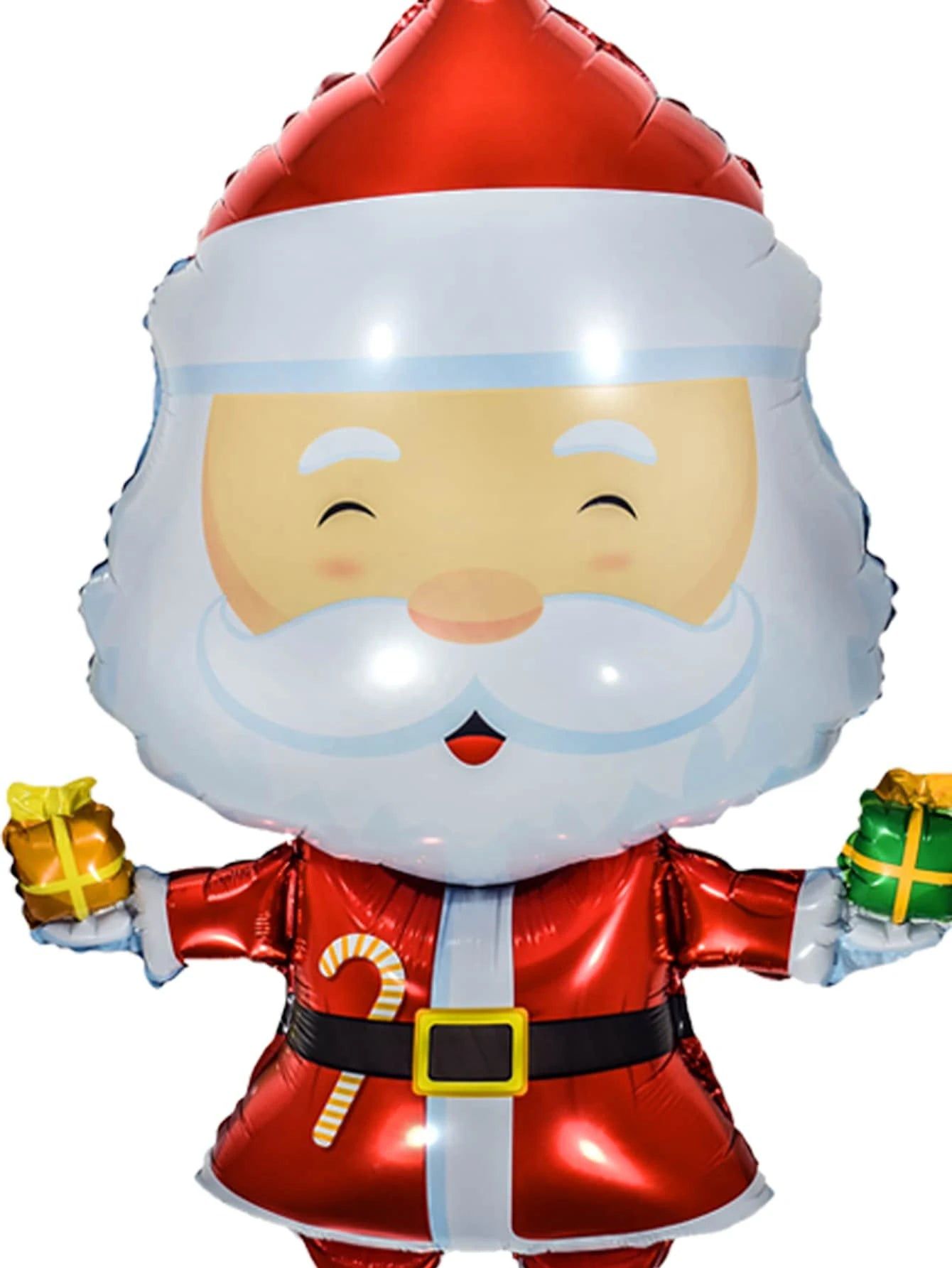 Yılbaşı - Noel Baba Büyük Boy 100 CM Yeni Yıl Dekoratif Balonu-Dinossi