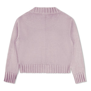 Matona - Bio-Baumwollstrickjacke | Lavendel