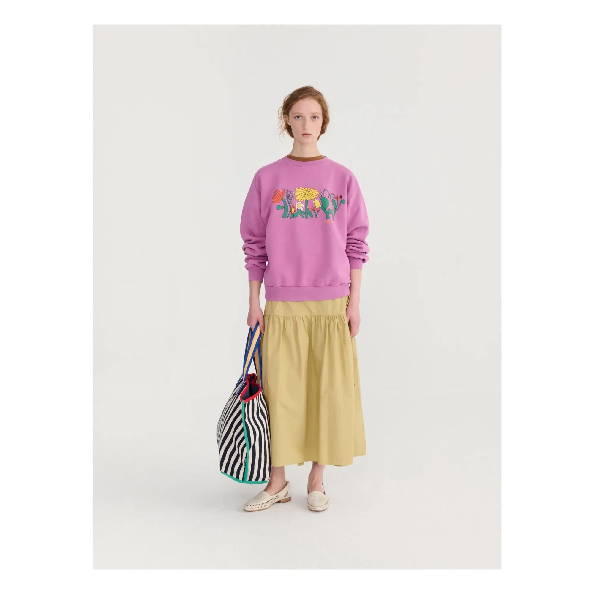 Bobo Choses - Organic Cotton Herbalis Sweatshirt | Purple