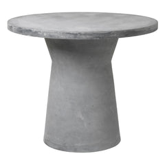 Broste Copenhagen - Fiber Yuvarlak Masa | Carbon